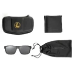 Leupold & Stevens Inc. Leupold Katmai Shooting Sunglasses Matte Black with Shadow Grey Flash - alternate view 3