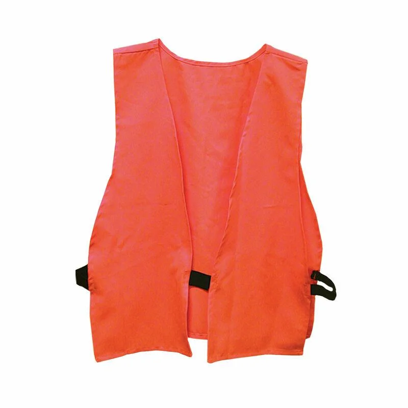 primos-safety-vest-hunter-orange-adult-size-logo-primary Primos Safety Vest Hunter Orange Adult Size Logo On Back