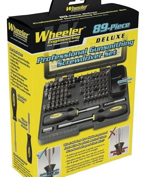 AOB Wheeler Engineering 89-Piece Professional Gunsmithing Screwdriver Set