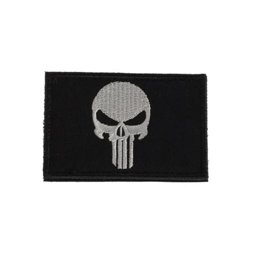 Gsm SME Punisher Patch with Adhesive - Black