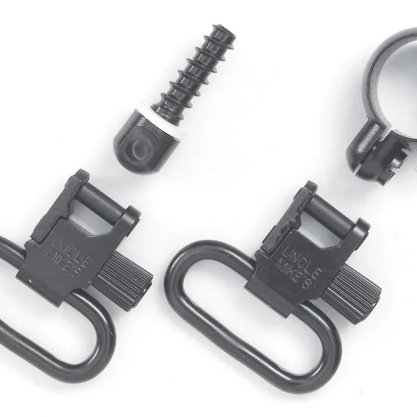 Michaels Of Oregon Uncle Mike's Quick Detach Sling Swivel Set Full Band Lever Action Rifles .645-.660 Winchester/Marlin