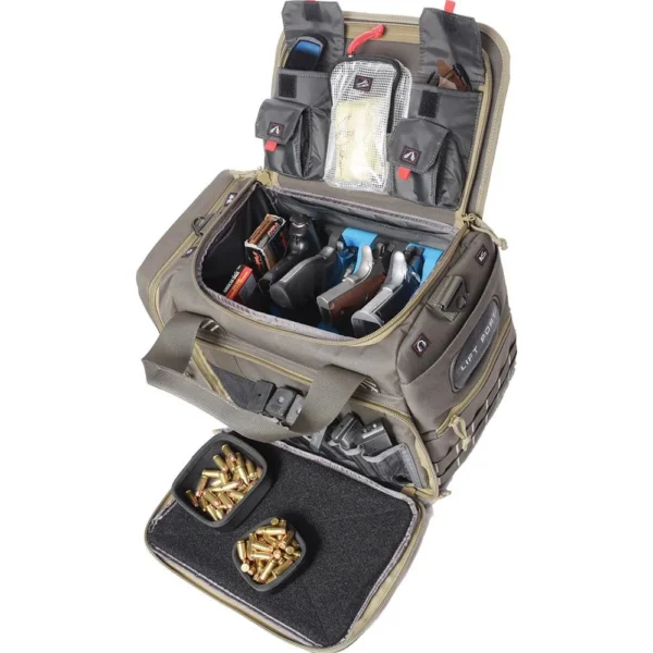 G-Outdoors Inc. G-Outdoors Range Bag with 2 Dump Cups and Foam Cradle for 4 Handguns M/L