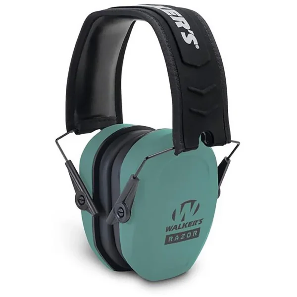 Walkers Game Ear Walker's Razor Slim Passive Ear Muffs 27dB Teal