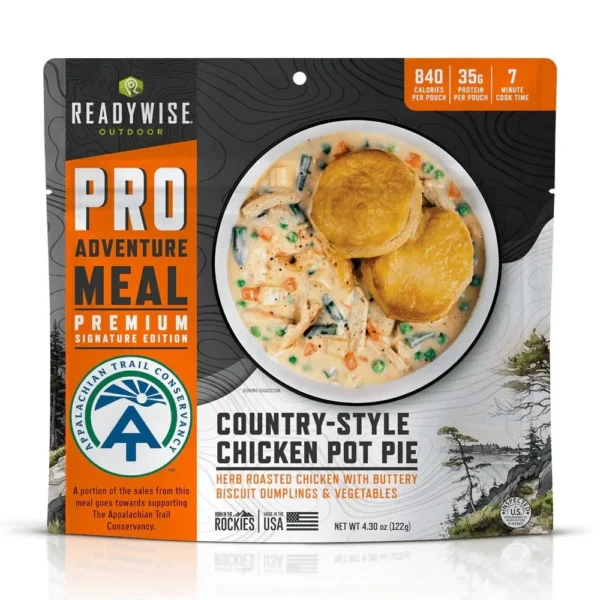 ReadyWise Company ReadyWise Outdoor Pro Meal Classic Chicken Pot Pie Single Pouch