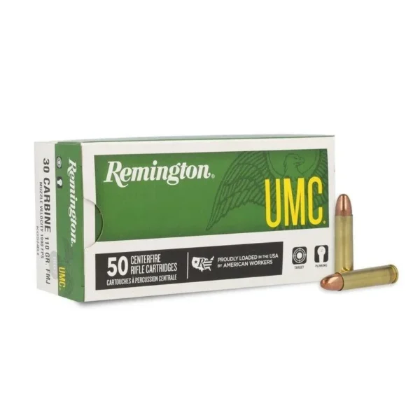 Remington Arms Co. Inc. Remington UMC Rifle Ammunition .30 Carbine 110 gr FMJ 1990 fps 50/ct
