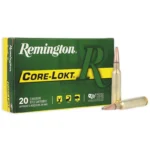 Remington Arms Co. Inc. Remington Core-Lokt Rifle Ammunition 6.5x55 Swedish Mauser 140 gr PSP 2550 fps 20/ct