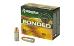 Remington Arms Co. Inc. Remington Golden Saber Bonded Handgun Ammunition 9mm Luger +P 124 gr JHP 1125 fps 20/ct - alternate