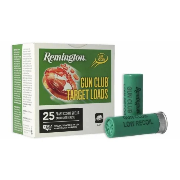 Remington Arms Co. Inc. Remington Gun Club Target Load Shotshells 12ga 2-3/4" 1-1/8 oz 1100 fps #8 25/ct