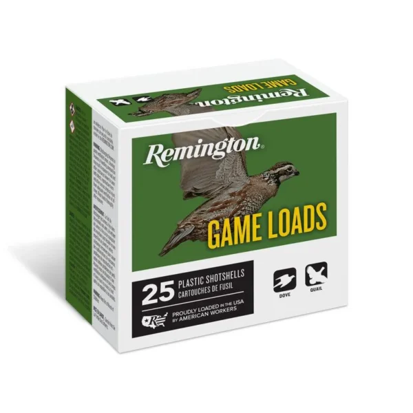 Remington REM GAM LOAD 12GA 2 3/4" #8 25/250