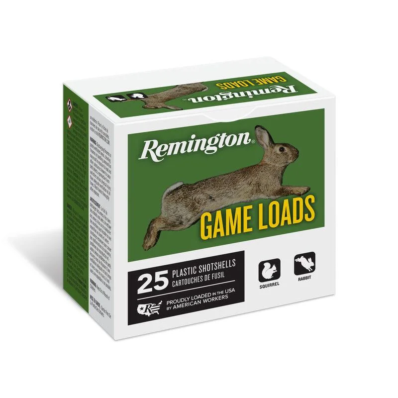 remington-lead-game-load-12ga-primary Remington Arms Co. Inc. Remington Lead Game Load Shotshells 12 ga 2-3/4" 1 oz 1290 fps #6 25/ct