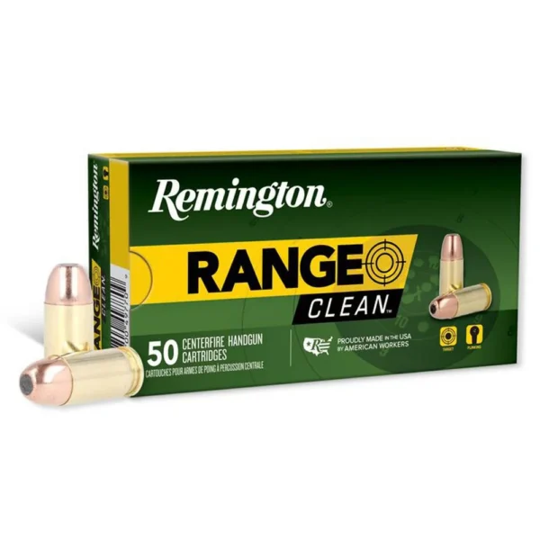 Remington Arms Co. Inc. Remington Range Clean Handgun Ammunition .380 Auto 95gr FNEB 955 fps 50/ct