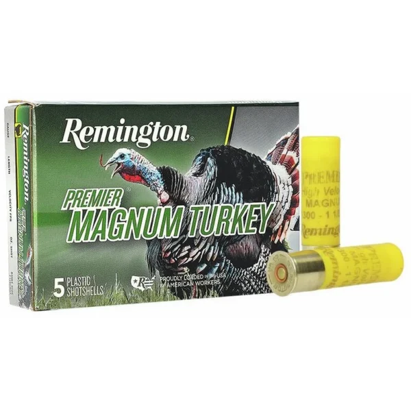 Remington Arms Co. Inc. Remington Premier Magnum Turkey High Velocity Turkey Loads 20 ga 3" 1-1/8 oz #5 1300 fps 5/ct