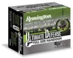 Remington Ultimate Defense Full Sized Handgun Ammunition .40 S&W 165 gr. JHP 1150 fps 20/ct - alternate view 2