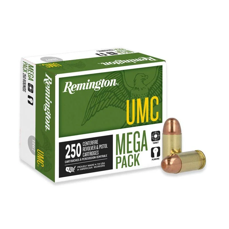 remington-umc-380-acp-95-gr-fmj-ammo-250-ct-primary Remington Arms Co. Inc. Remington UMC Handgun Ammunition .380 ACP 95 gr FMJ 955 fps 250/ct