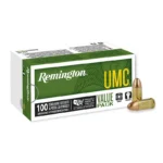Remington Arms Co. Inc. Remington UMC Handgun Ammunition 9mm Luger 115 gr FMJ 1145 fps 100/ct