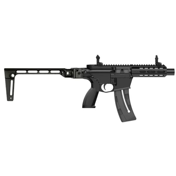 Retay USA Retay RA1522 Pistol .22 LR 25rd Magazine 8" Threaded Barrel Black Aluminum M-LOK Forend Folding Stock