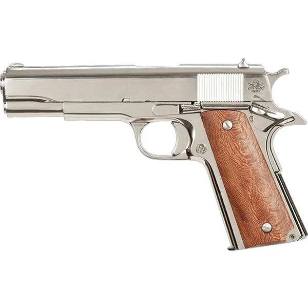 Rock Island Armory RIA GI Standard Full Size 1911 Nickel Handgun .38 Super 10rd Magazine 5" Barrel