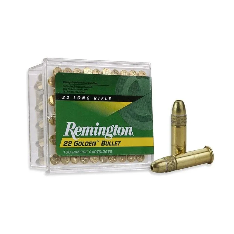 rimfire-ammunition-for-sale-primary Remington Arms Co. Inc. Remington Golden Bullet Rimfire Ammunition .22 LR 36 gr HP 1280 fps 100/ct