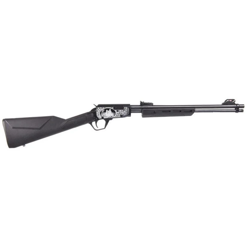 rossi-gallery-pump-rifle-22lr-primary Taurus InternationalInc - Rossi Rossi Gallery Pump Rifle .22 LR 15rd Capacity 18" Barrel Black Synthetic Stock Feather & Son