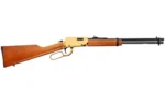 Taurus InternationalInc - Rossi Rossi Rio Bravo Lever Action Rifle 22 LR 15rd Capacity 18" Barrel Gold Finish/Hardwood Stock