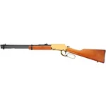 Taurus InternationalInc - Rossi Rossi Rio Bravo Lever Action Rifle 22 LR 15rd Capacity 18" Barrel Gold Finish/Hardwood Stock