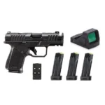 Rost Martin RM1S Comp Handgun Bundle 9mm Luger 15(4)rd Magazines 3.6" Barrel Black Red Dot Pistol