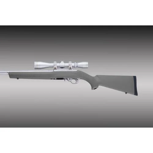 Hogue Inc. Hoge Rubber Overmolded Stock with .920" Dia Barrel Channel for Ruger 10-22 Slate Grey
