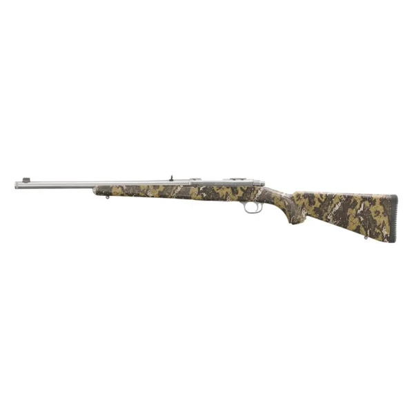 Sturm Ruger & Co Ruger 77/357 Rifle .357 Mag 5rd Capacity 18.50" Stainless Steel Barrel Desolve Bare Reduced Camo Synthetic