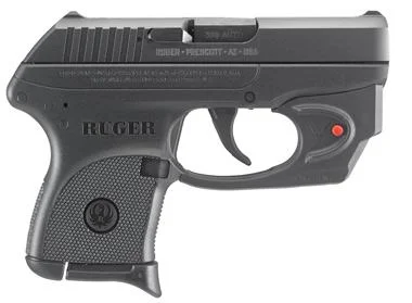 ruger-lcp-380acp-viridian-laser-primary Sturm Ruger & Co RUGER LCP 380ACP PISTOL 2.75" BBL BLUE W/ VIRIDIAN E-SERIES RED LASER
