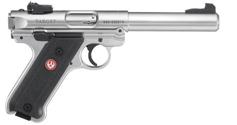 Sturm Ruger & Co MARK IV TARGET 22 LR RIMFIRE PISTOL 5.5 BBL Satin STS