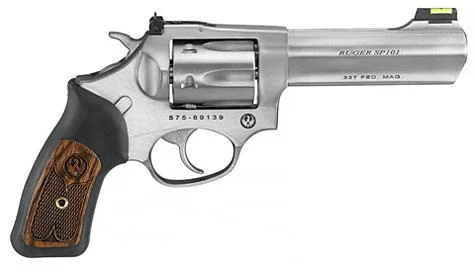 Sturm Ruger & Co SP101 .327 DA 4.2" Satin STS W/HAMMER FIBER OPTIC FRONT SITE