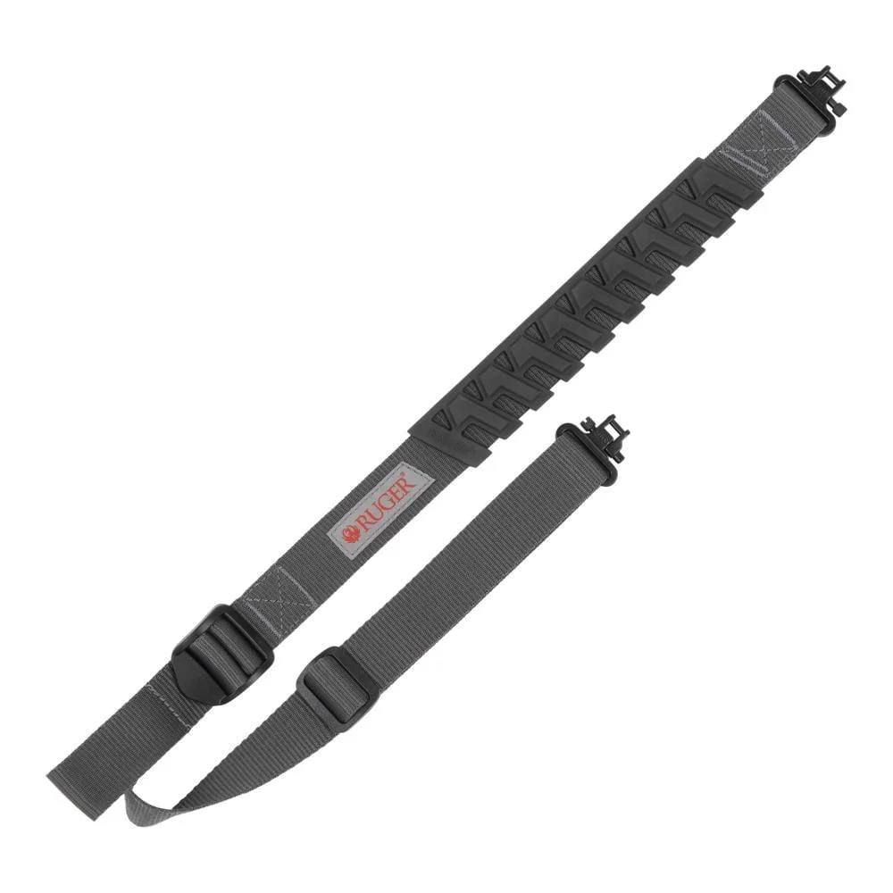 ruger-trak-traction-web-rifle-sling-primary The Allen Company Inc. Allen Ruger Trak Web Rifle Sling with Swivels 36" Grey