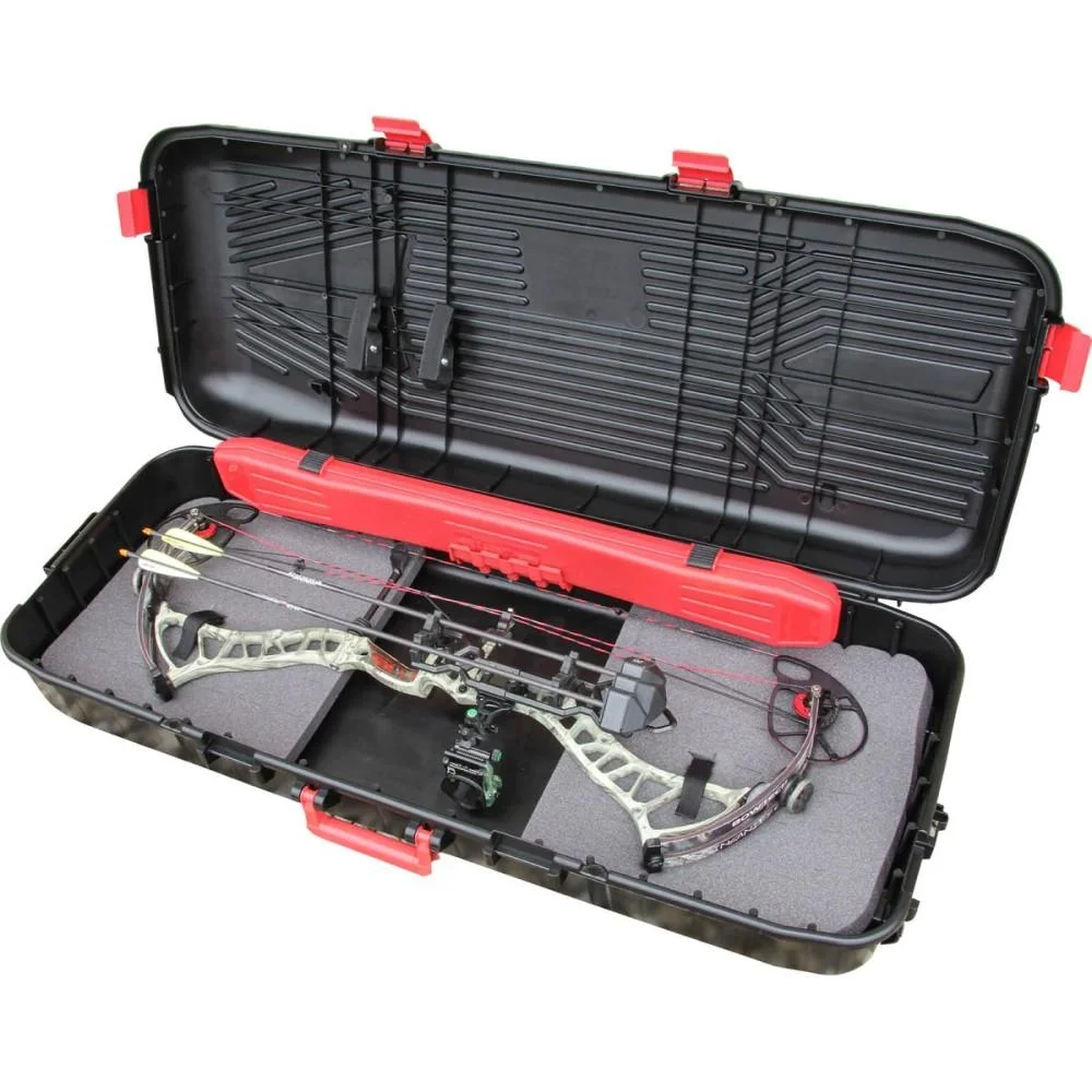 rugged-bow-case-wheels-primary Mtm Molded Products Company MTM Traveler Bow Case 44" Black with Wheels