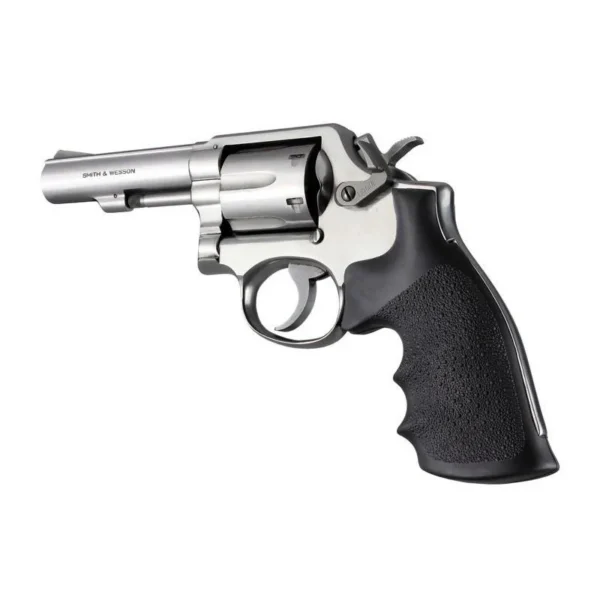 Hogue Inc. Hogue S&W K/L Frame Square Butt Rubber Handgun Grip Black