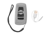 Security Equipment Corporation Sabre 3-in-1 Stun Gun Safety Tool with Personal Alarm and Flashlight Grey - alternate view 3