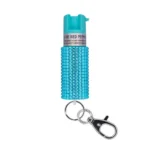 SABRE JEWELED SPRAY W/KEY RING TEAL