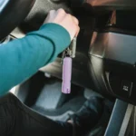 Security Equipment Corporation Sabre Mighty Discreet Pepper Spray with Snap Clip Keychain Lavender - alternate view 3