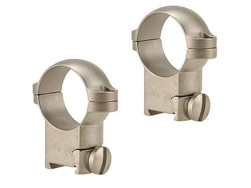 sako-1-inch-high-silver-ringmounts-primary Leupold & Stevens Inc. Leupold 2-Piece Solid Steel Ringmounts - Sako 1" High Silver