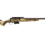 Savage Arms Savage 220 Harvester Woodland Slug Gun 20ga 2rd Capacity 22" Barrel Woodland Camo Stock