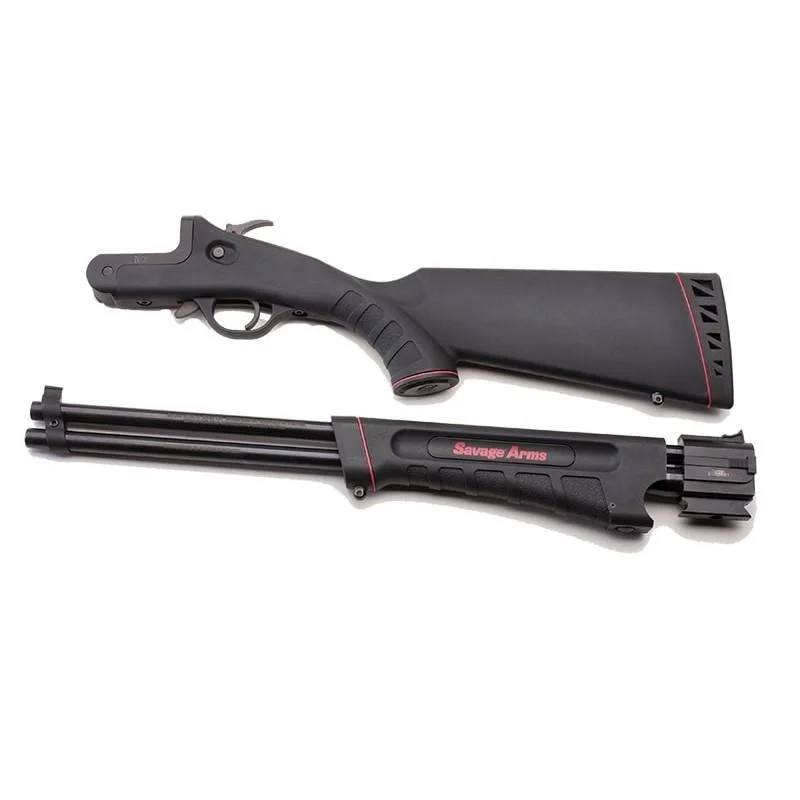 savage-arms-42-takedown-rifle-shotgun-combo-primary Savage Arms 42 Takedown Rifle/Shotgun 22 LR/.410 ga Single Shot 20" Barrel Black