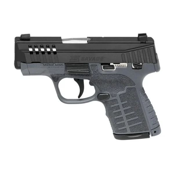 Savage Arms Stance Grey Manual Safety Night Sights Handgun 9mm Luger 7rd Magazine 3.2" Barrel Grey - DEMO