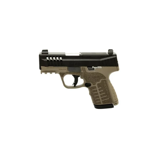 Savage Arms Savage Stance XR MC9 Handgun 9mm Luger 10(1)rd Magazines 3.2" Barrel FDE Night Sights No Safety - DEMO