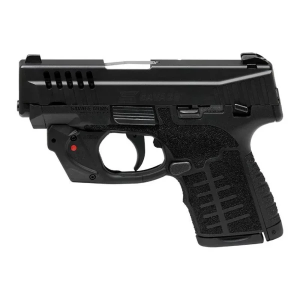Savage Arms Stance Black Manual Safety Laser Handgun 9mm Luger 7rd Magazines 3.2" Barrel Black