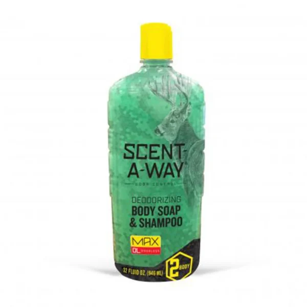 Hunters Specialties Inc. Scent-A-Way MAX Liquid Body Soap & Shampoo 32 oz Bottle