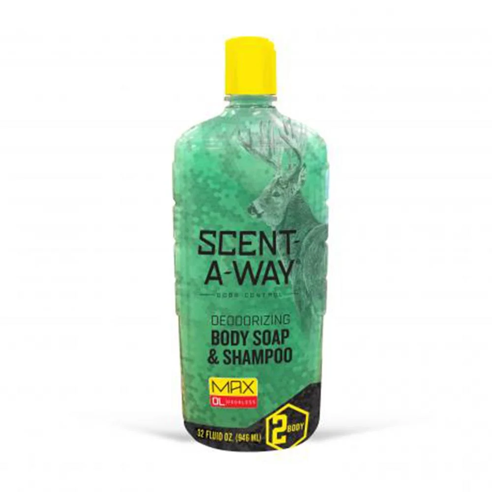 scent-away-max-liquid-soap-shampoo-primary Hunters Specialties Inc. Scent-A-Way MAX Liquid Body Soap & Shampoo 32 oz Bottle