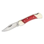 Battenfeld Knives Schrade Uncle Henry Brown Bear Folding Knife 2-1/4" Clip Point Blade Wood