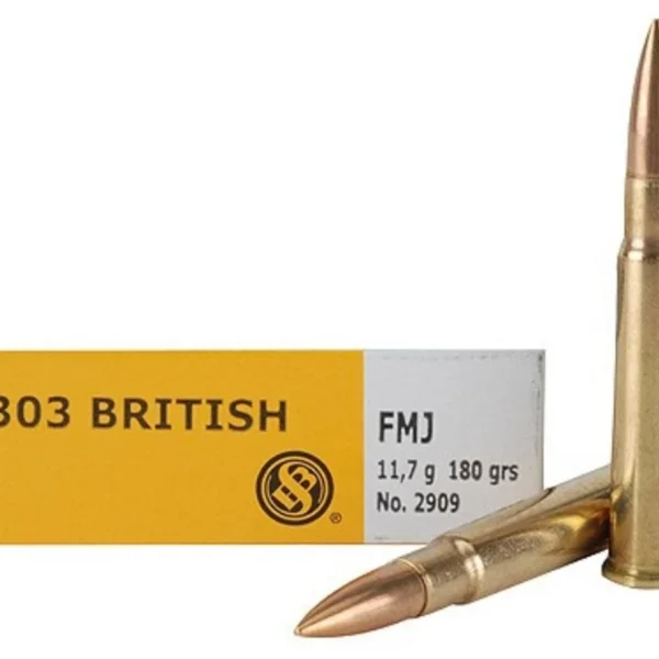 Mag-Tech/Sellier- Bellot Sellier & Bellot Rifle Ammunition .303 British 180 gr FMJ 2440 fps 20/ct