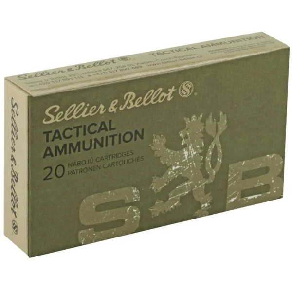 Mag-Tech/Sellier- Bellot Sellier & Bellot Rifle Ammunition 7.62x39mm 123 gr FMJ 2420 fps 20/ct