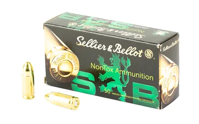 Sellier & Bellot S&B NON TOX 9MM 124GR TFMJ 50/1000