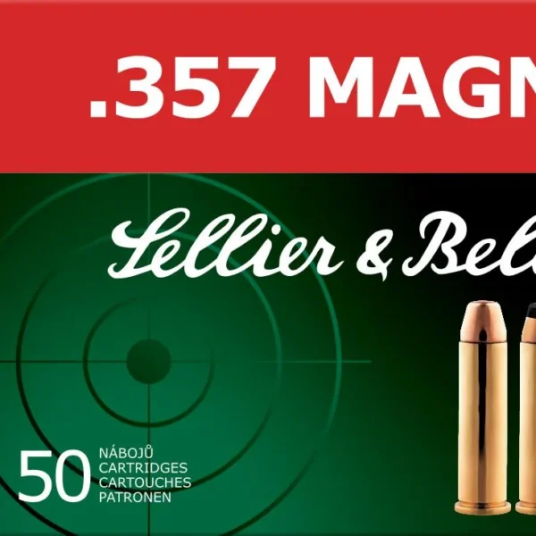 Mag-Tech/Sellier- Bellot Sellier & Bellot Pistol & Revolver Ammo .357 Mag 158 gr FMJ 50/ct